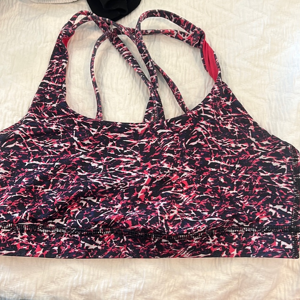 Multi color sports bra!!